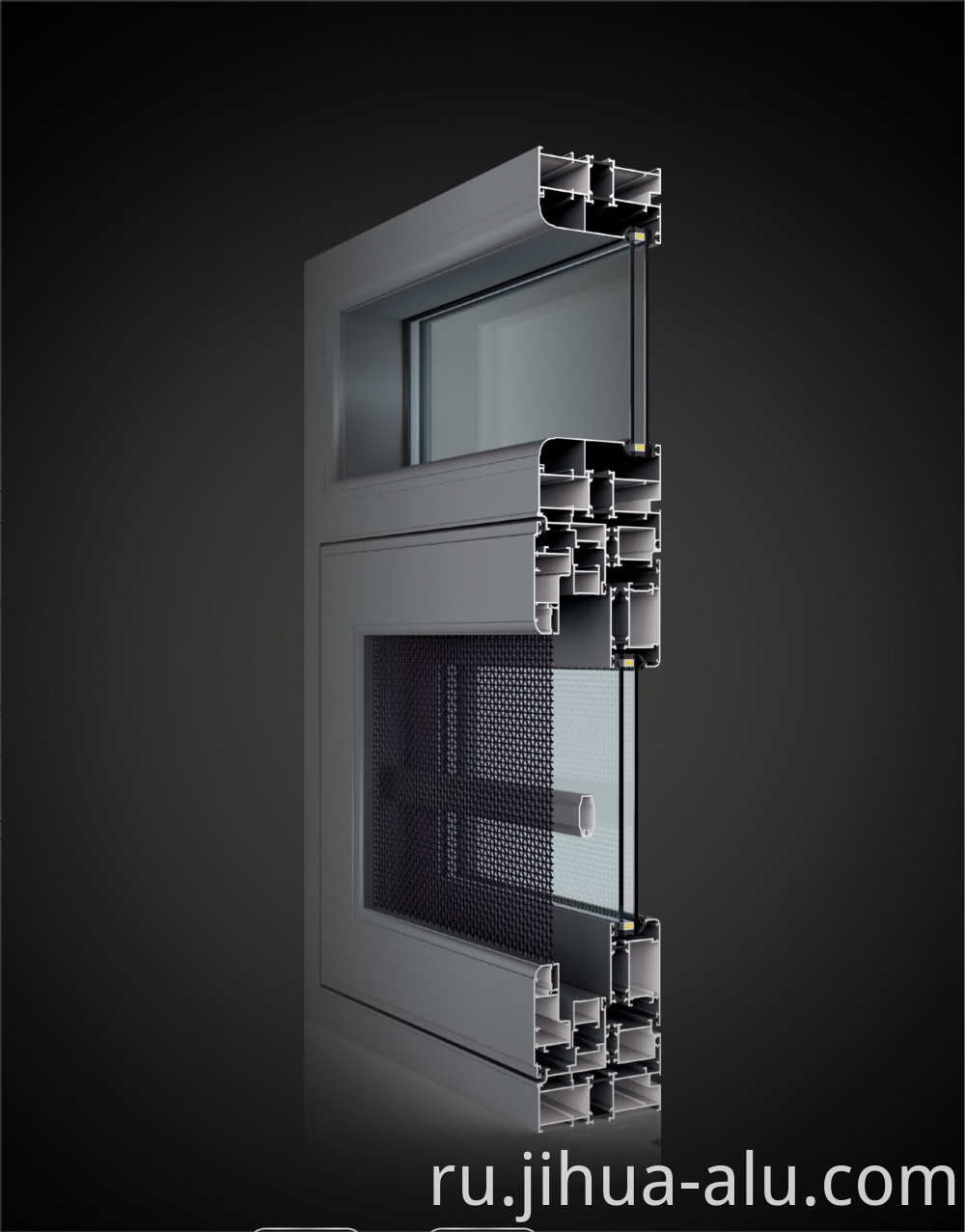 Xmfd108 Anodized Aluminum Window Frames